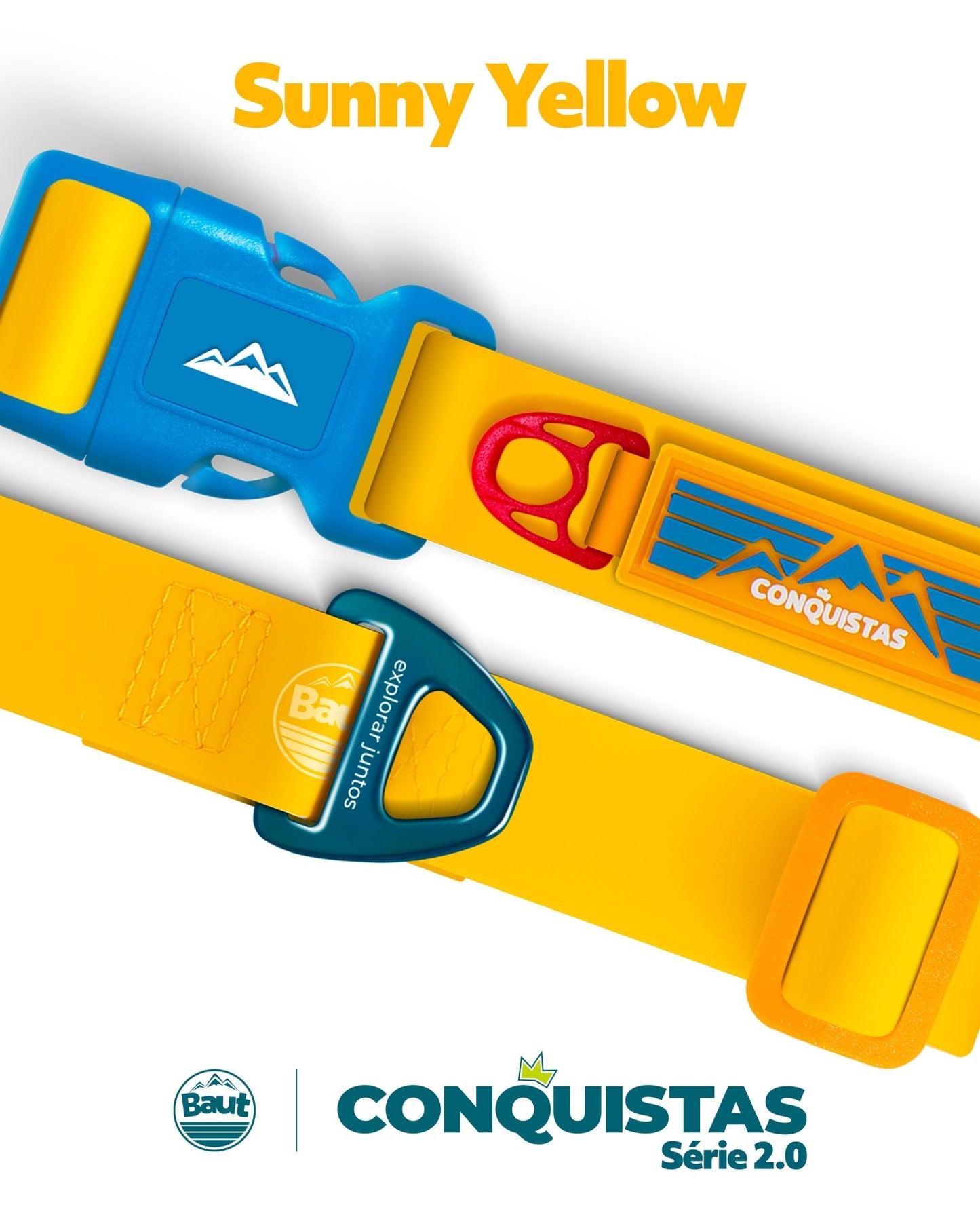 Coleira CONQUISTAS® Série 2.0 Sunny Yellow - Baut
