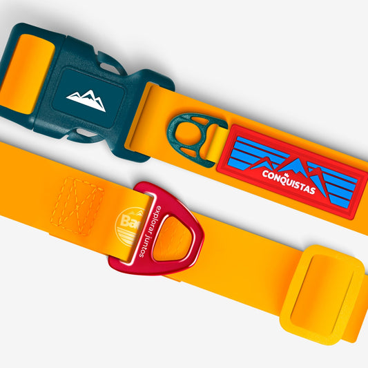 Coleira CONQUISTAS® Série 2.0 Sunset Orange - Baut